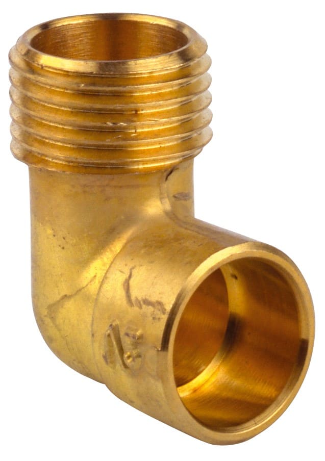 Thermador - Coude laiton Mâle92GC-CU 18/M 1/2"M