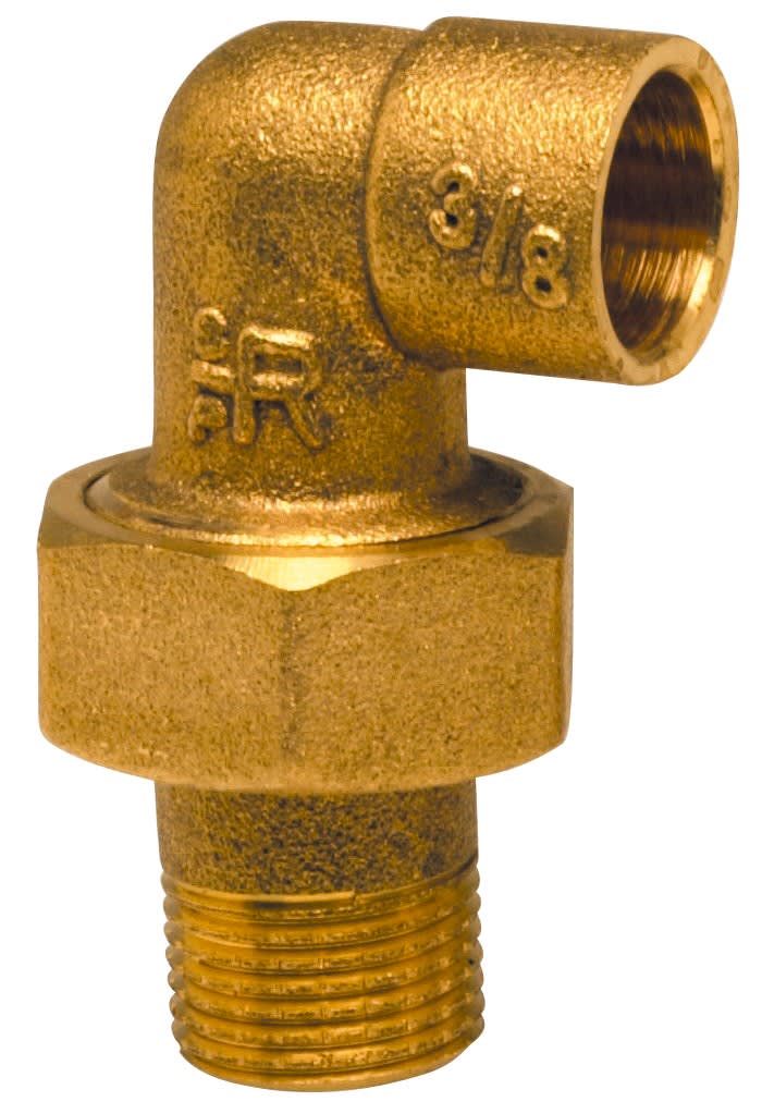 Thermador - Union coudé à souder 98GCU Ø22 - 1"MRaccord LAITON Fer Cuivre