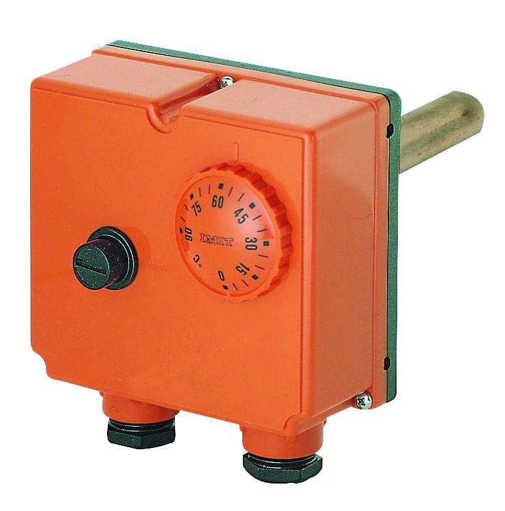 Thermador - Aquastat à plongeur Réglage et Sécuritéréglable 0à90° Limiteur 90à110° plgr 100