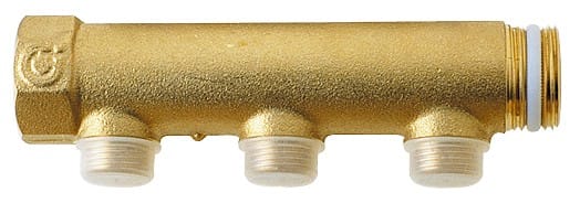 Thermador - Collecteur compos. 1"1/4 3 sorties 1/2"MEntraxe 50mm Code usine : 592736