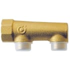 Thermador - Collecteur simple borgne 1" 2 sortiesEntraxe 50mm Code usine : 598621