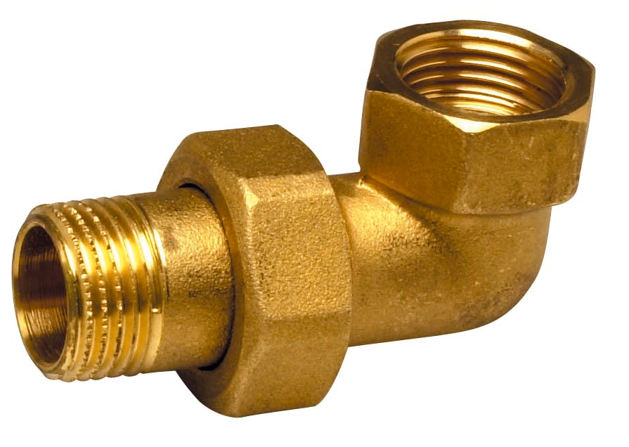 Thermador - Coude Union 3/4"MF3 pièces laiton à visser sphéro-conique