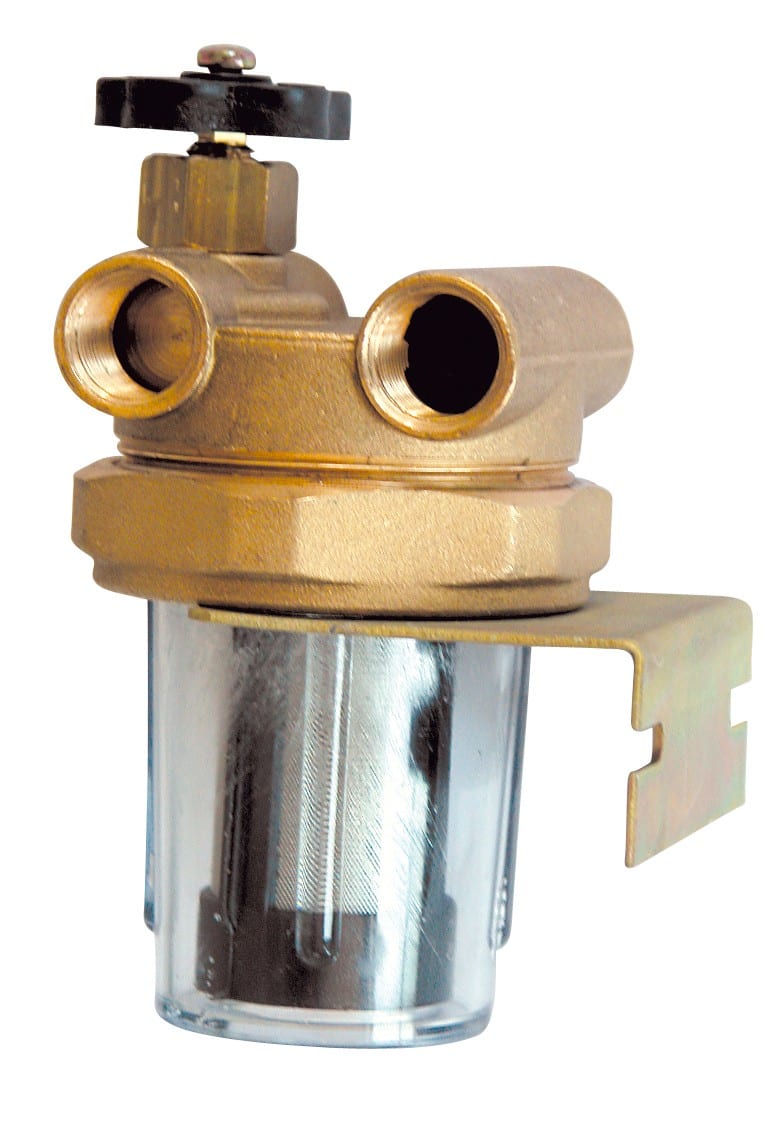 Thermador - Filtre double conduite 3/8 ECO raccordsdebit <400l/h bol plastique, tamis Inox