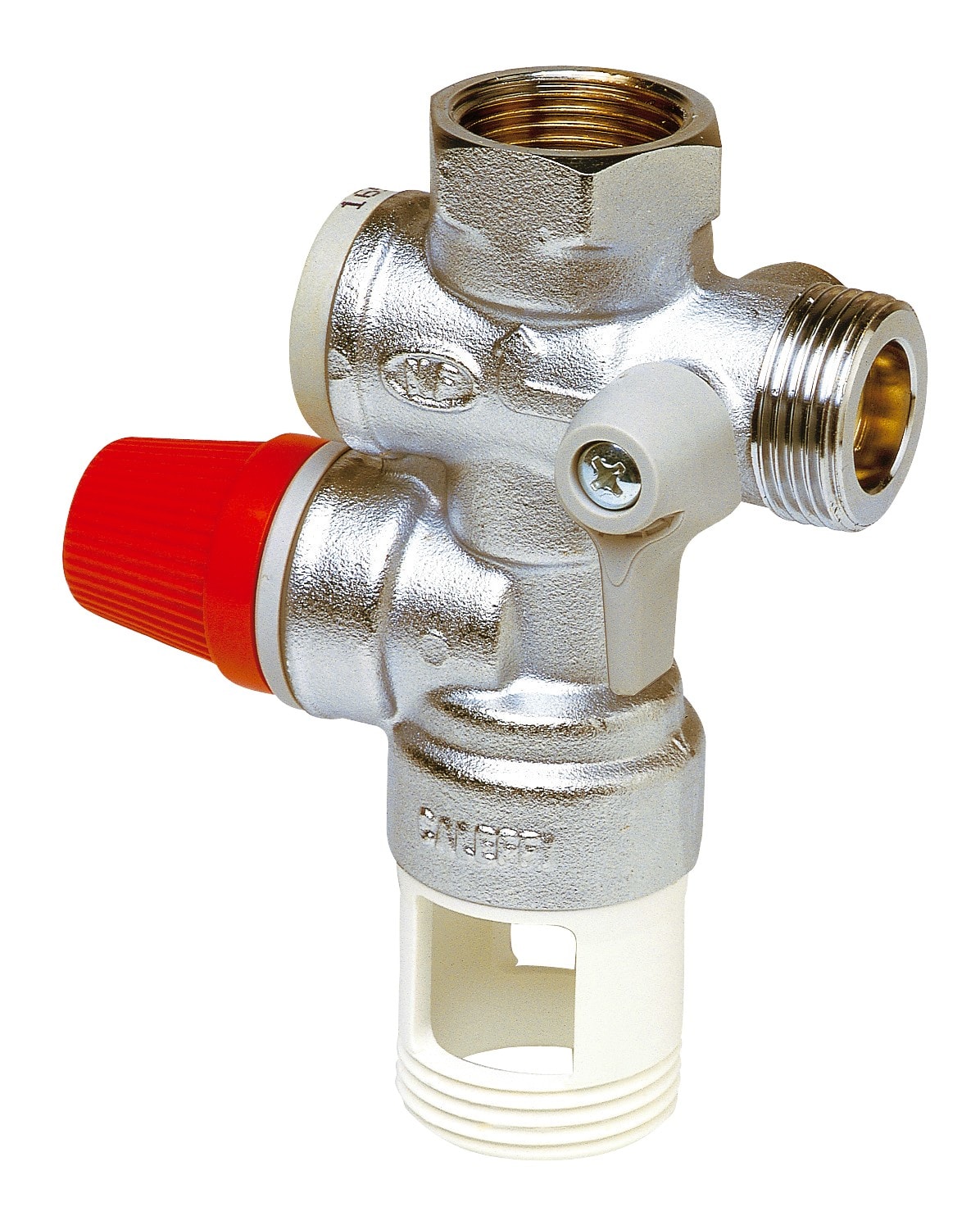 Thermador - Groupe de sécurité vertical chromé 3/4'' pour chauffe-eau jusqu'à 10 kW, agrée N