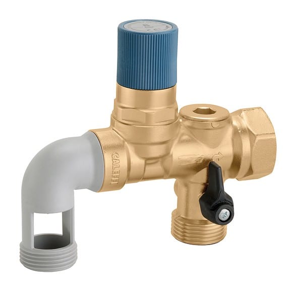 Thermador - Groupe de sécurité inox laiton 1'' pour chauffe-eau jusqu'à 18 kW, agrée NF.