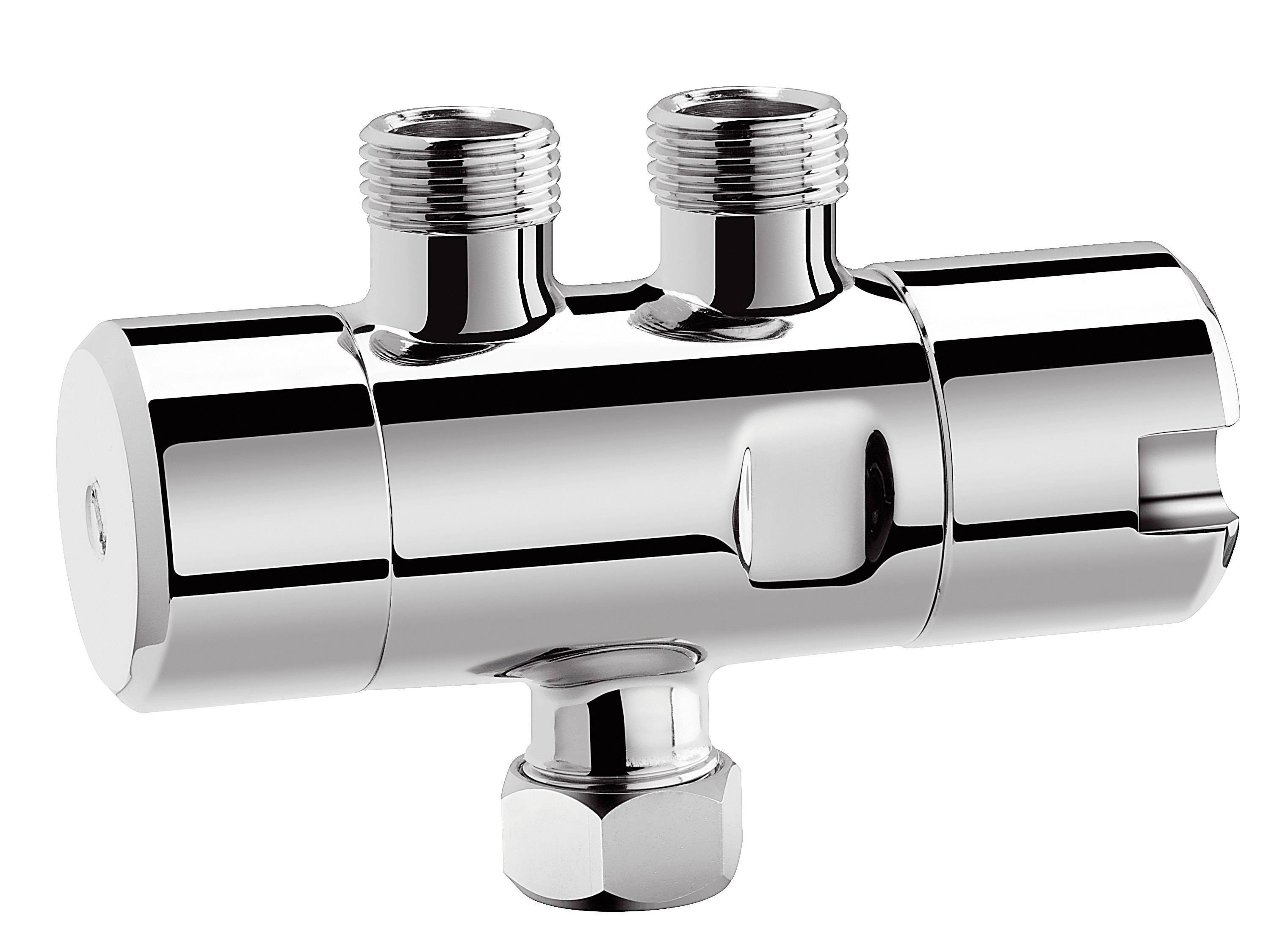 Thermador - Mitigeur Thermostatiq sous lavabo 3/8"Mavec bipasse et écrou tournant