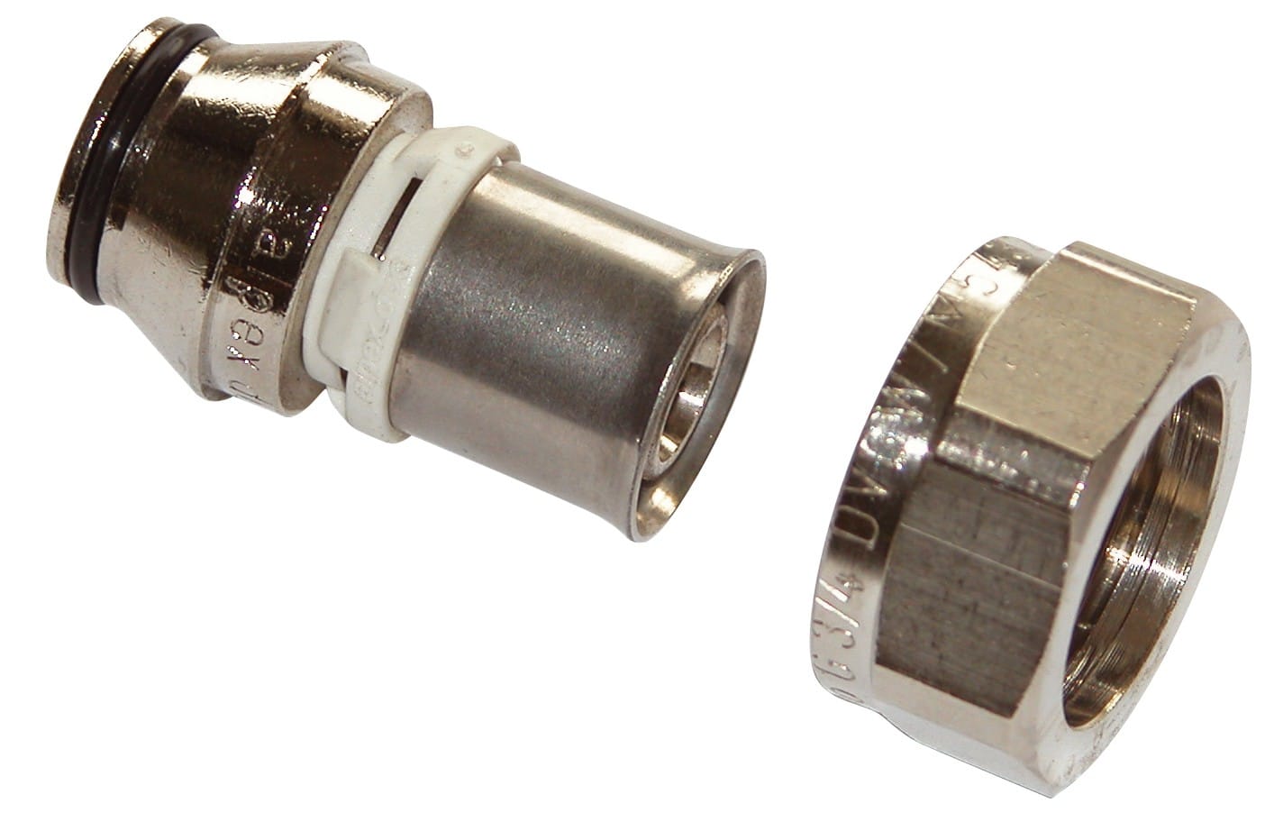 Thermador - Raccord EUROCONE 3/4"F 16x2 Multicoucheà sertir avec raccord laiton
