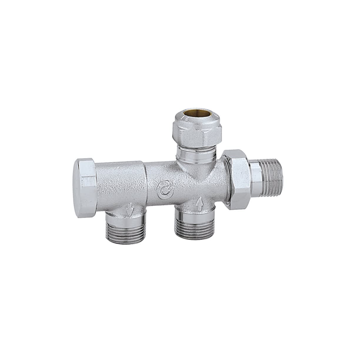 Thermador - Répartiteur Monotube 1/2 Portée Plate