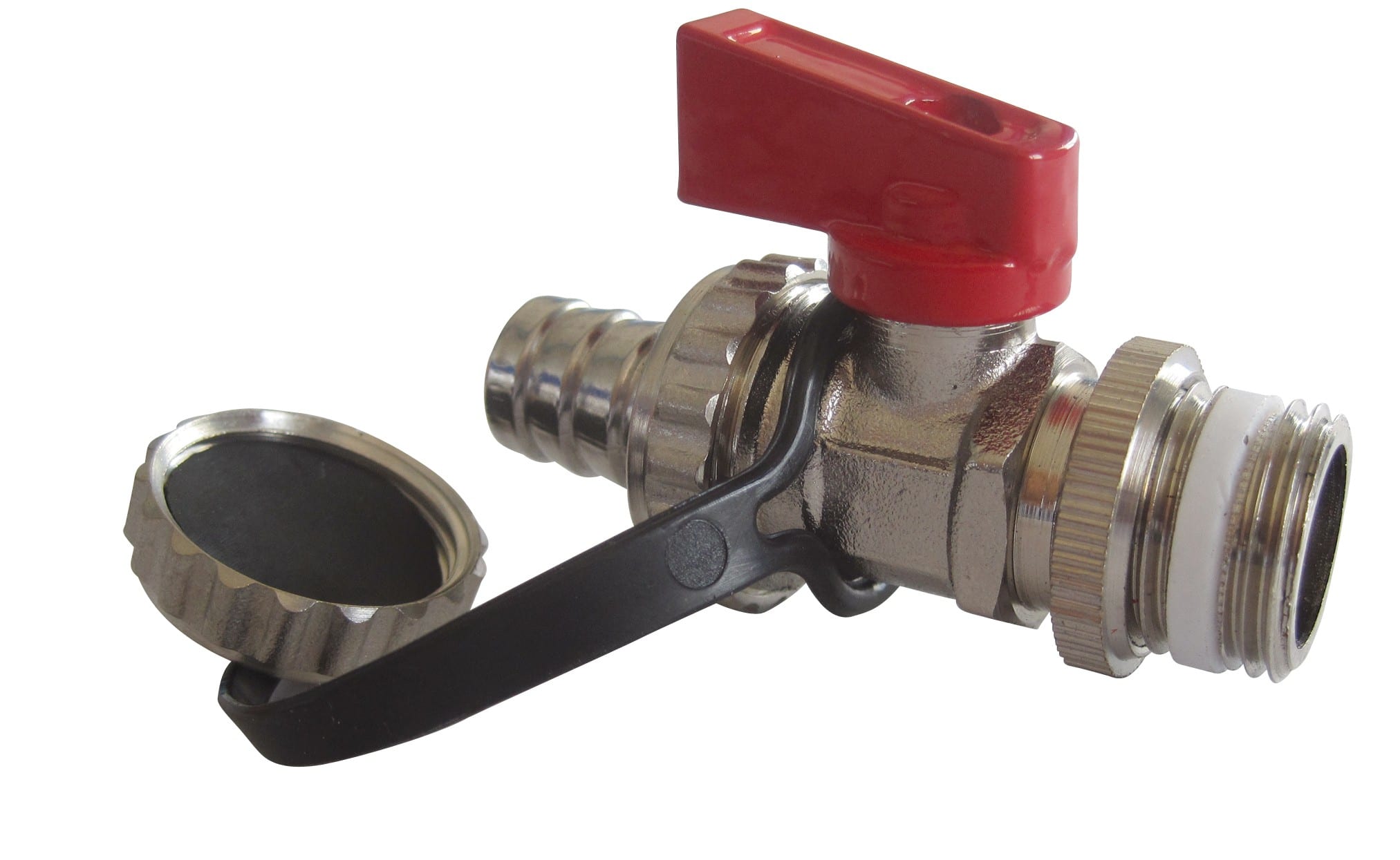 Thermador - Robinet de Vidange 1/2" à embout anneléjoint PTFE ou EPDM et bouchon