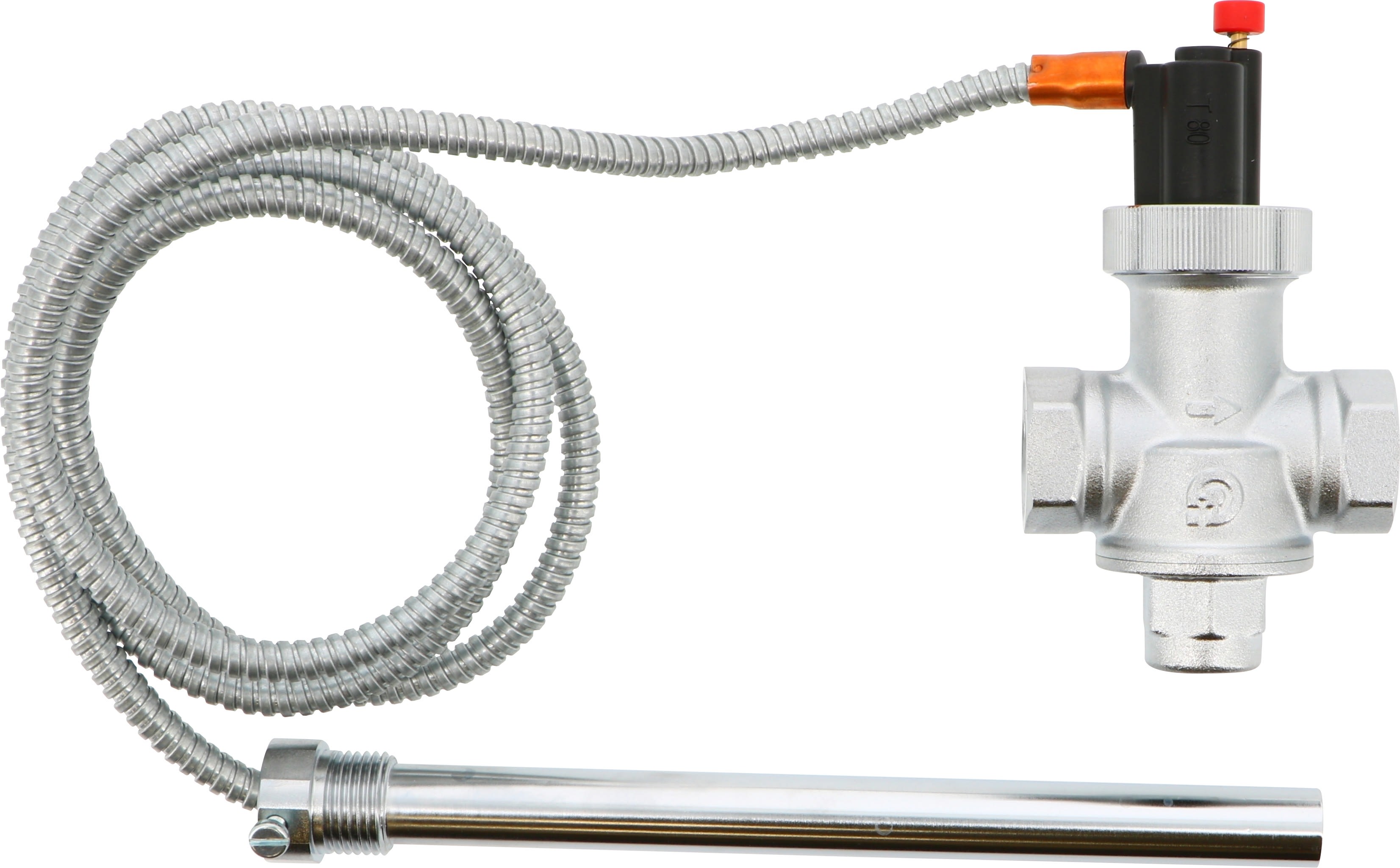 Thermador - Soupape de sécurité thermique +5 à +110°C pour chaudière biomasse bois