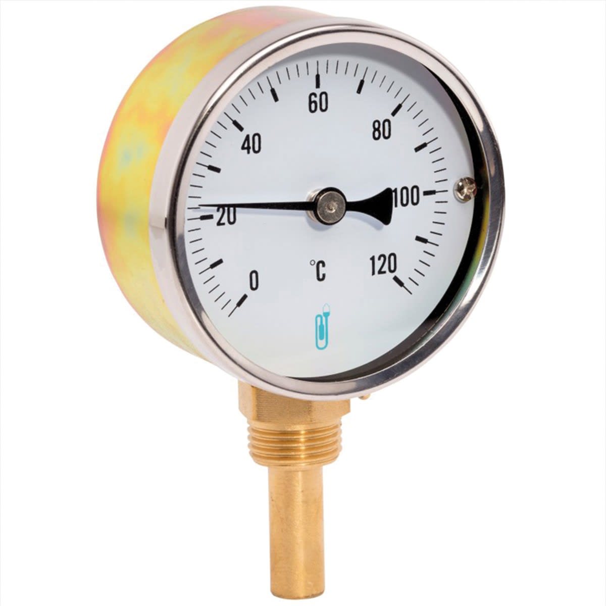 Thermador - Thermomètre 80 Radial plongeur 45Cadran Ø80  0 / 120°