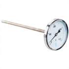 Thermador - Thermomètre pour gaz et fumée 0-500°CAxial Cadran Ø80 gaine de 150 mm