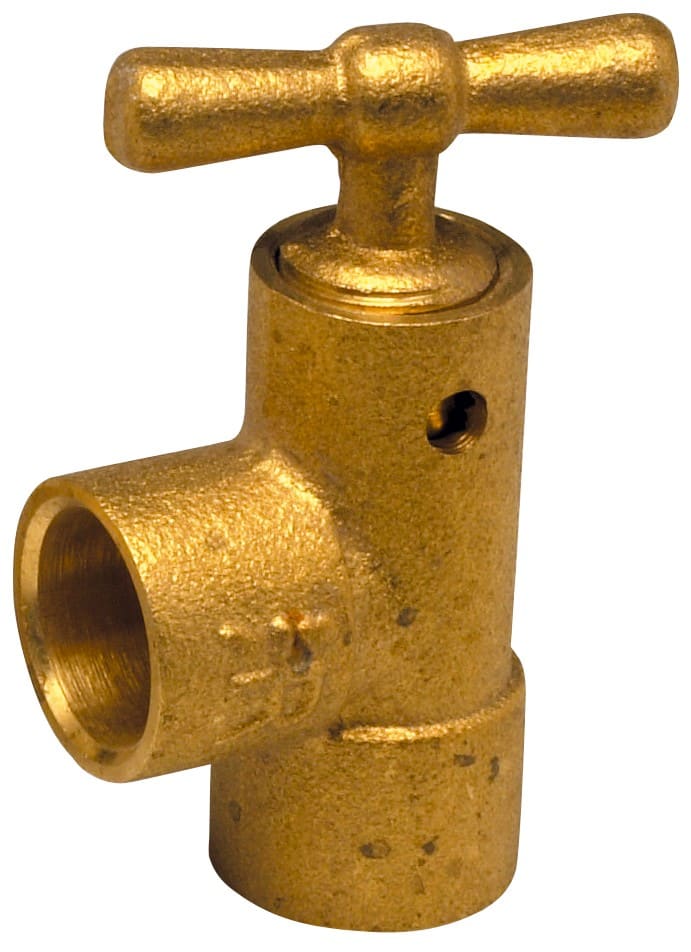 Thermador - Té 90 avec purgeuréquerre cuivre Ø12