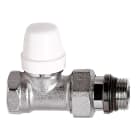 Thermador - Té de réglage pour radiateur gamme "C" 3/8 Chromé avec douille auto-étanche