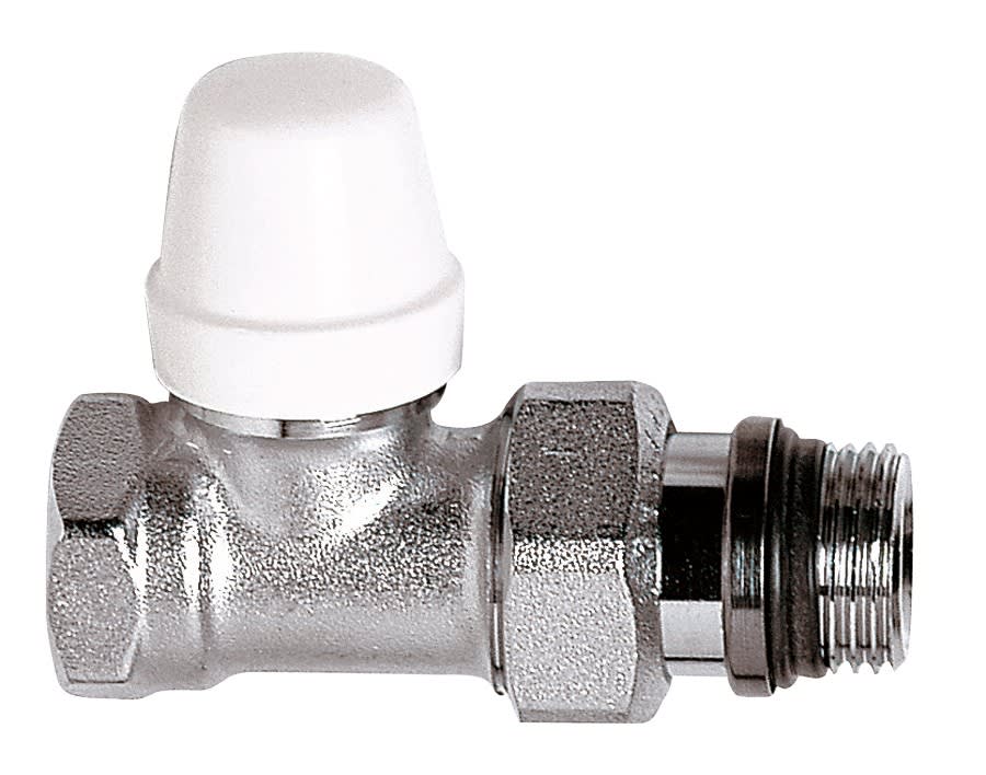 Thermador - Té de réglage pour radiateur gamme "C" 1/2 Chromé avec douille auto-étanche