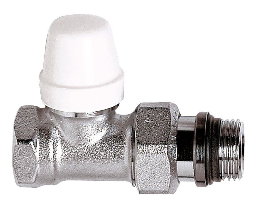 Thermador - Té de réglage pour radiateur gamme "C" 3/4 Chromé avec douille auto-étanche