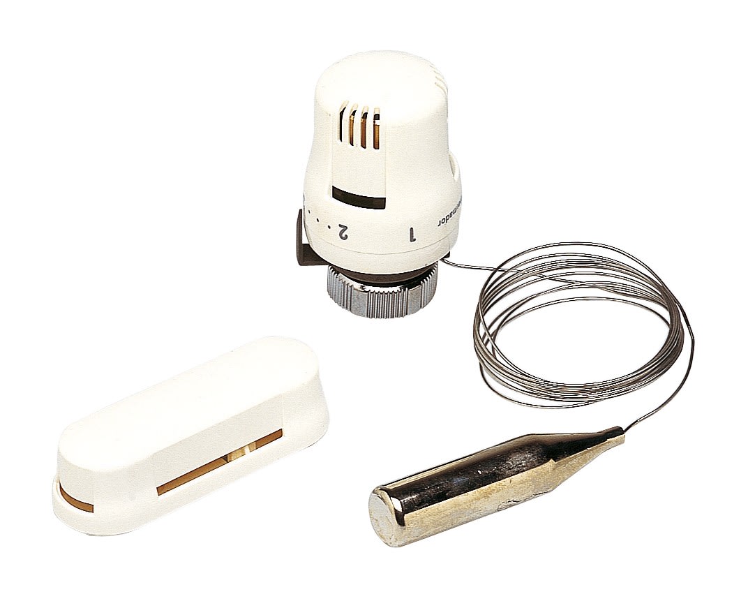 Thermador - Tête thermostatique sonde capillaire longueur 2m fixation murale