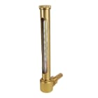 Thermador - Thermomètre vertical équerre L.160 plongeur 45 laiton plage 0/130° C