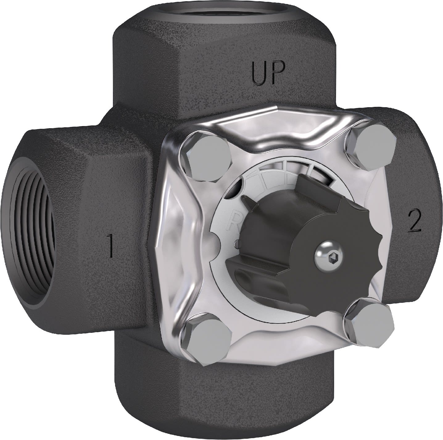 Thermador - Vanne THERMOMIX fonte mélangeuse 4 voies 1"1/4 femelle