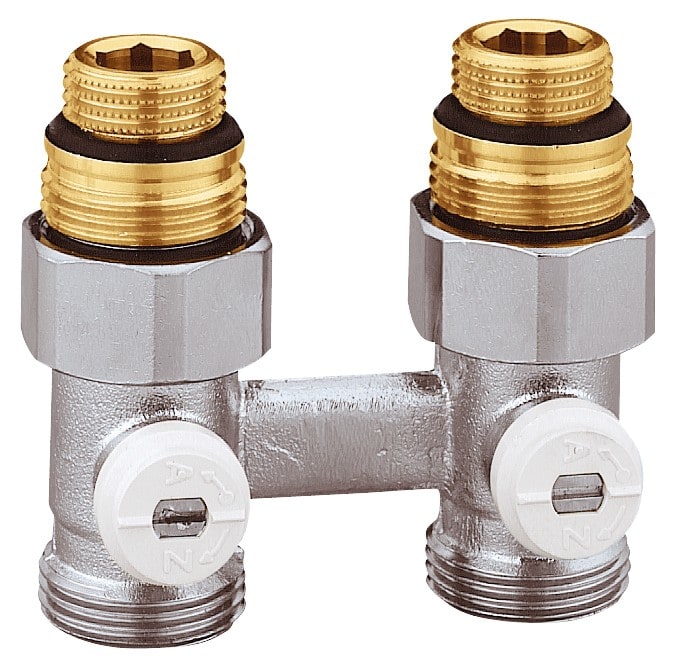 Thermador - Vanne en H bitube Mamelon 3/4-1/2 Droit avec mamelon