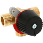 Thermador - Vanne TERMOMIX compacte 3 voies 1" MALECorps Laiton manuel ou moteur en option