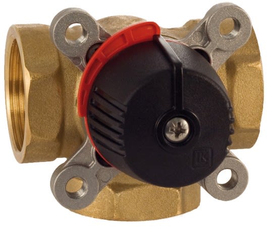 Thermador - Vanne TERMOMIX compacte 3 voies 1"1/4 Corps Laiton manuel ou moteur en option