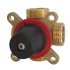 Thermador - Vanne TERMOMIX compacte 4 voies 1" MALECorps Laiton manuel ou moteur en option