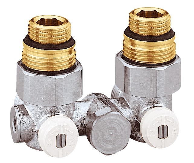 Thermador - Vanne en H simple Equ. antiThermo Siphon avec mamelon 3/4-1/2