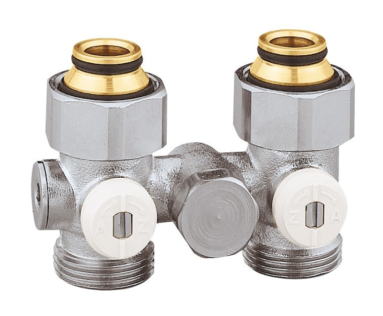 Thermador - Vanne en H double EUROCONE Droite antiThermo Siphon