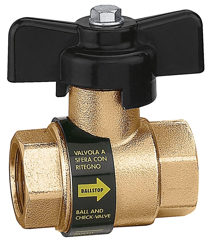 Thermador - Vanne à Sphère 323 BALLSTOP 1/2"FF ACS PN16 Tmax +90°C