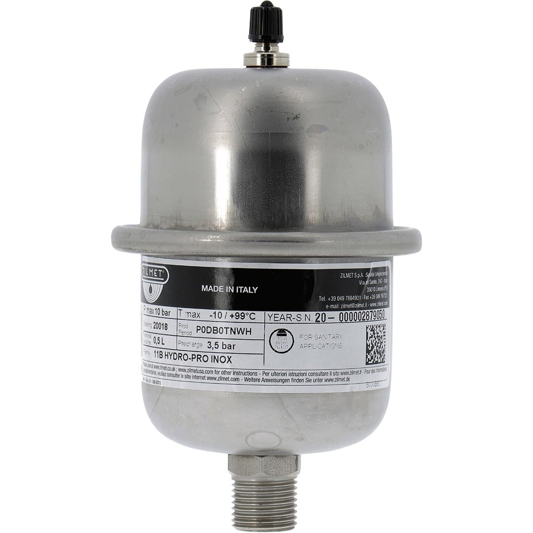 Thermador - Anti-Bélier Z 50 1/2" INOX butyle ACSprégonflé 3,5 bar Pmax 10b Tmax 99°C