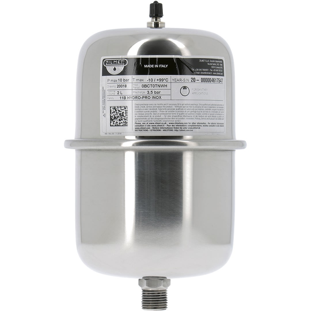 Thermador - Anti-Bélier Z 200 1/2" INOX butyle ACSprégonflé 3,5 bar Pmax 10b Tmax 99°C