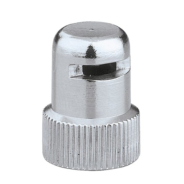 Thermador - Bouchon chromé pour compléter le mécanisme à pointeau des purgeurs