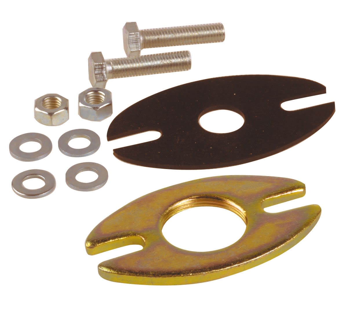 Thermador - kit Brides Ovales DN25 1"1/2F - trous oblongs avec Joints et Boulons