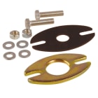 Thermador - kit Brides Ovales DN25 1"1/2F - trous oblongs avec Joints et Boulons