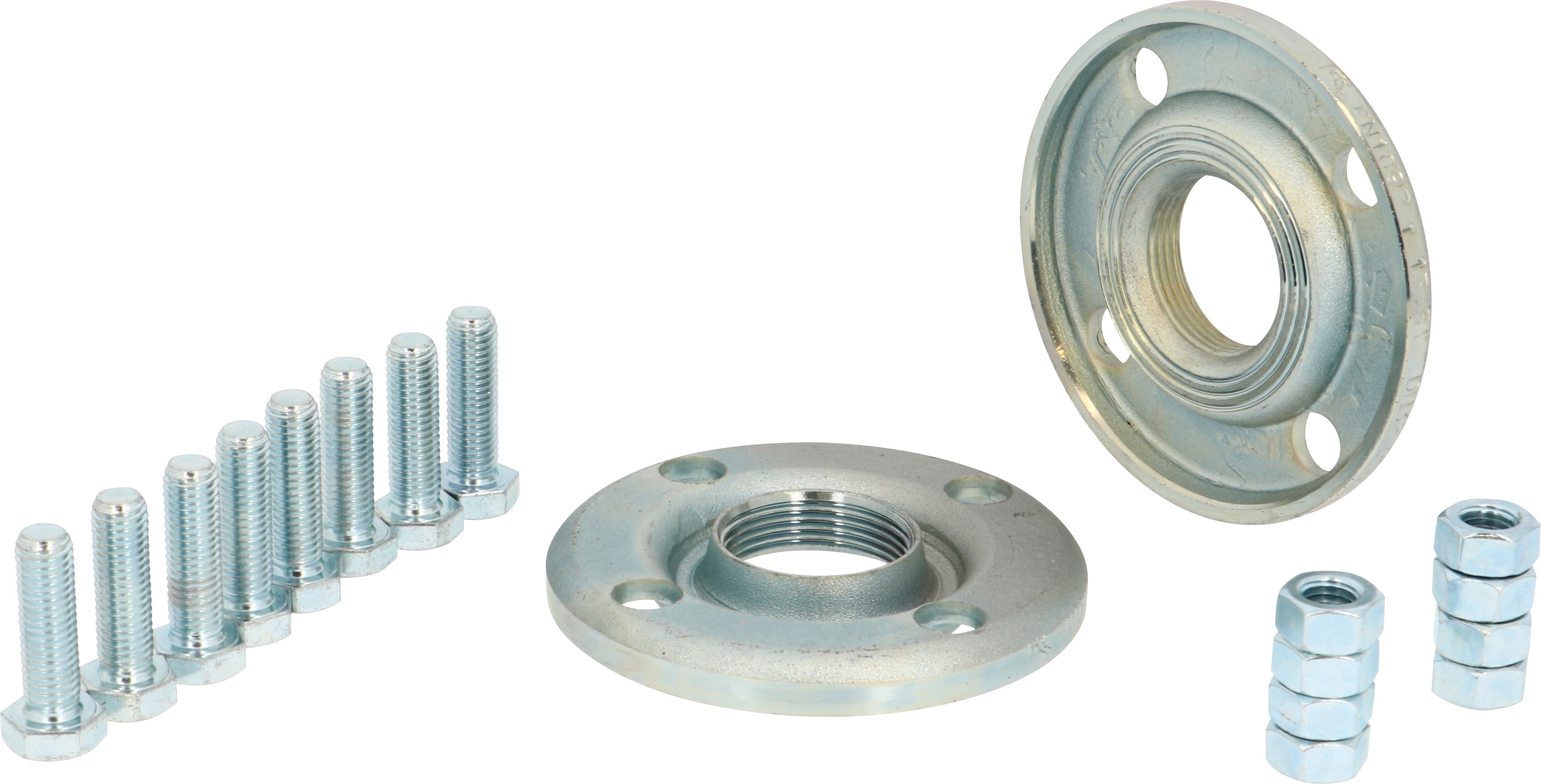 Thermador - Contre Brides à visser DN40 1"1/2F PN10avec 8 boulons, sans joint, jeu de 2