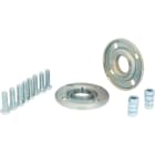 Thermador - Contre Brides à visser DN40 1"1/2F PN10avec 8 boulons, sans joint, jeu de 2