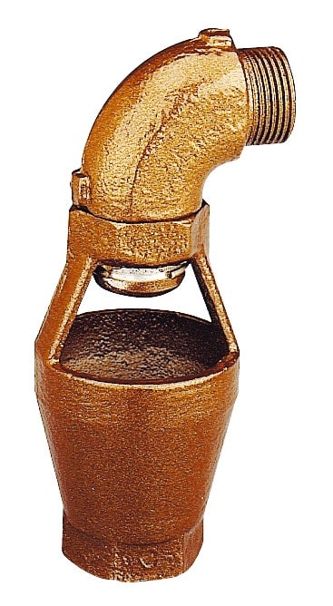 Thermador - Entonnoir 1/2" à visser avec coude pour soupape de sureté