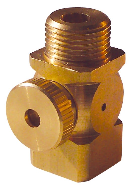 Thermador - Robinet Isolement 1/4" à molette pour manomètre, hrydromètre