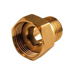 Thermador - Raccord Union laiton 2 pièces G1" 1/2"M