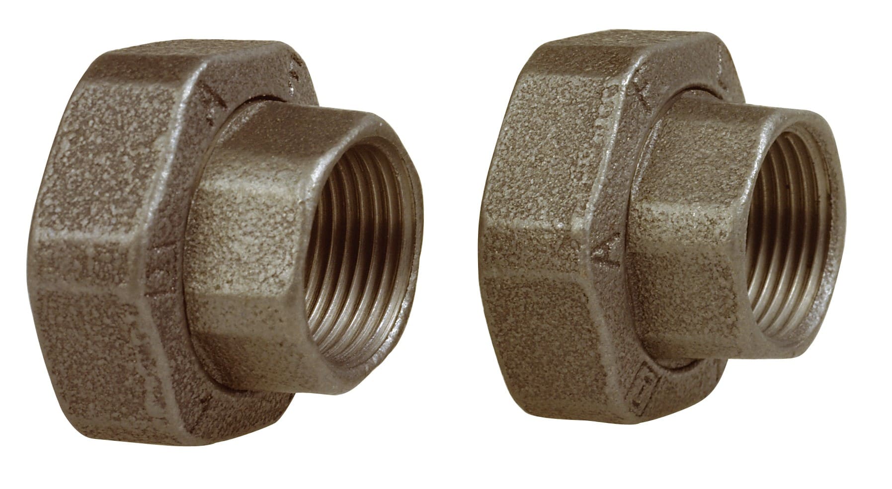 Thermador - Raccord Union Acier G 1"1/2  -1"1/4 Msachet de 2 pièces