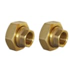 Thermador - RU laiton 1"1/2 1"F la paireportée plate pour Circulateur fileté
