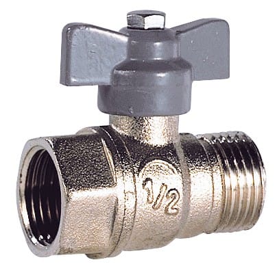 Thermador - Vanne à Sphère 675A  1/2 FM joint platPortées Plates