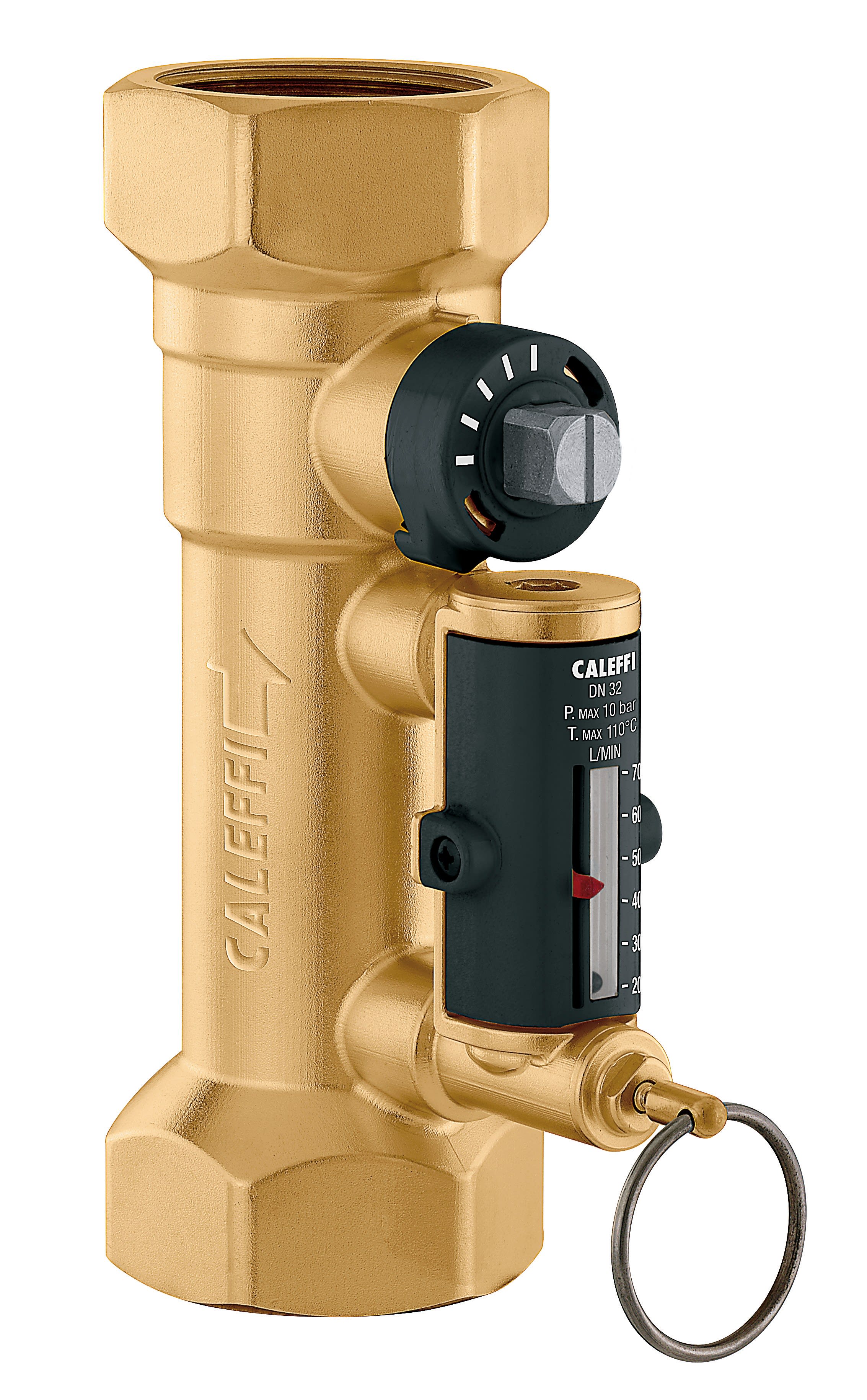 Thermador - Vanne d'équilibrage manuelle avec débitmètre 3/4" - 7 à 28 L/min