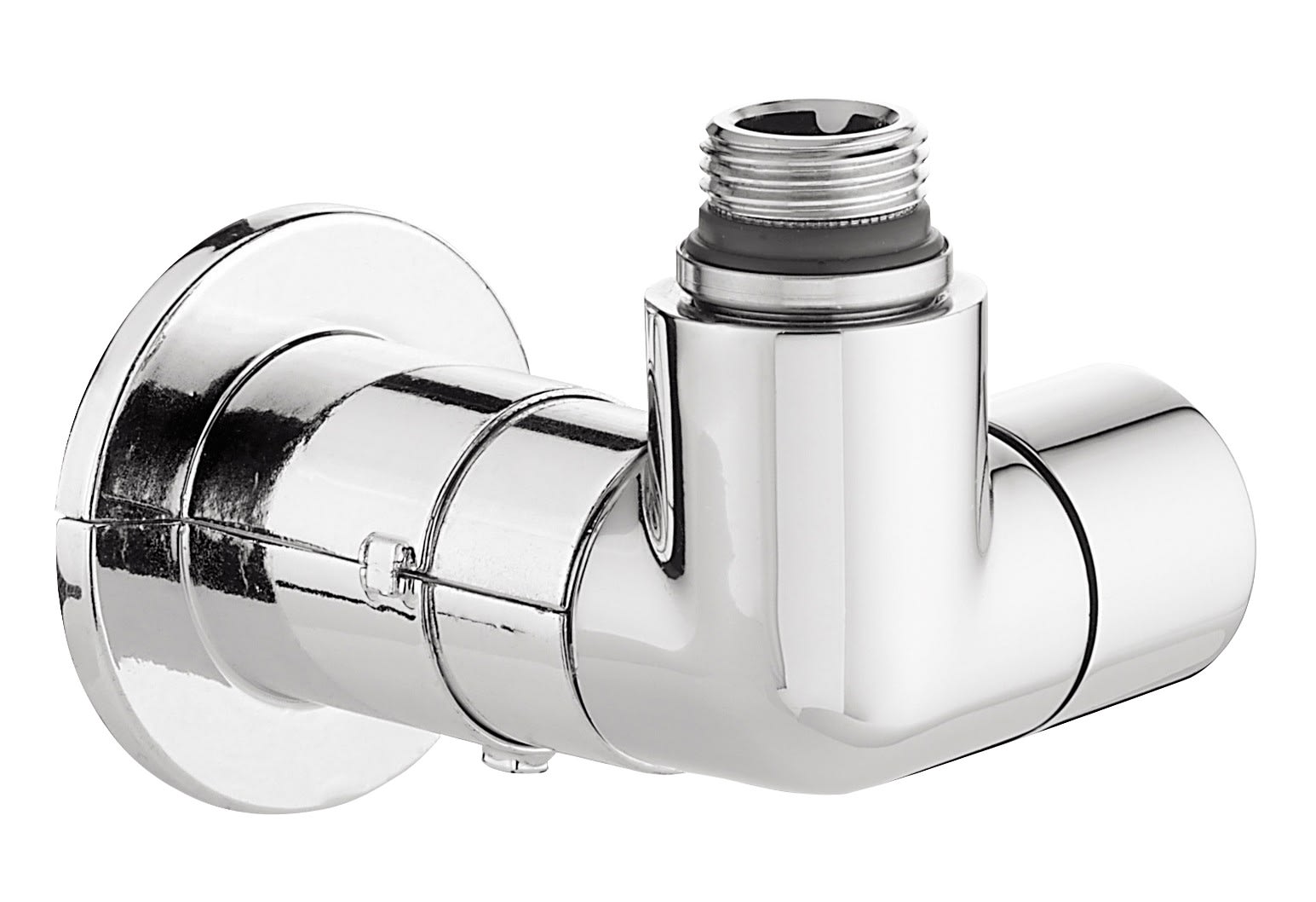 Thermador - Robinet thermostatisable double équerre gauche chromé M23x1,5