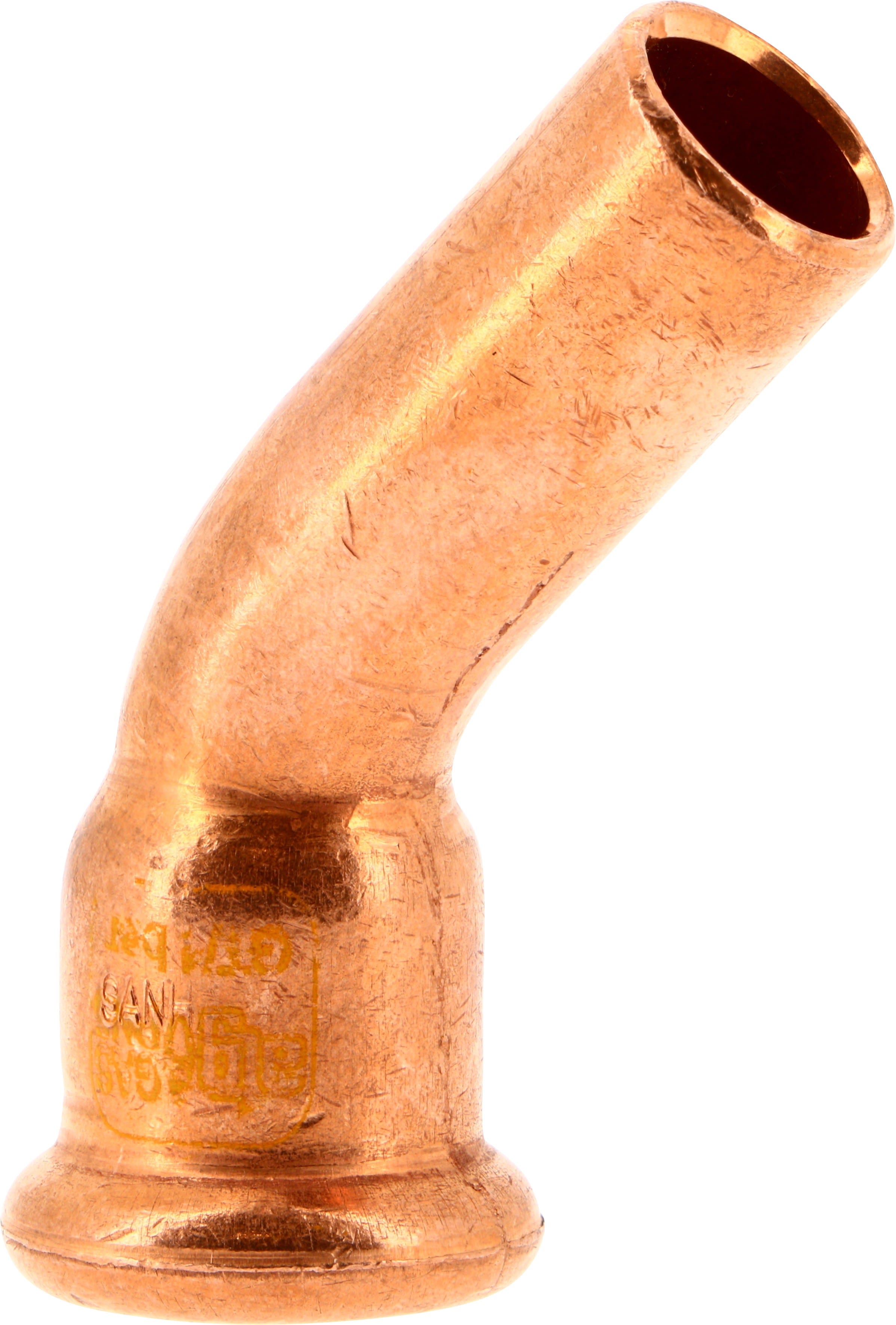 Thermador - Coude à sertir GAZ 45° MF Cu Ø42