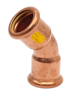 Thermador - Coude à sertir GAZ 45° FF Cu Ø14