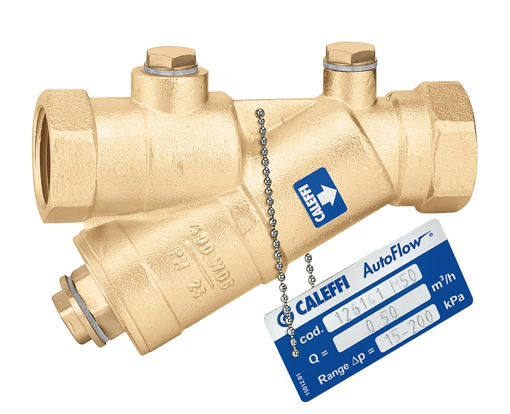 Thermador - Corps A126 1/2" Débit 0,20 m3/h AUTOFLOW® 126 en Y Code 126141 M20