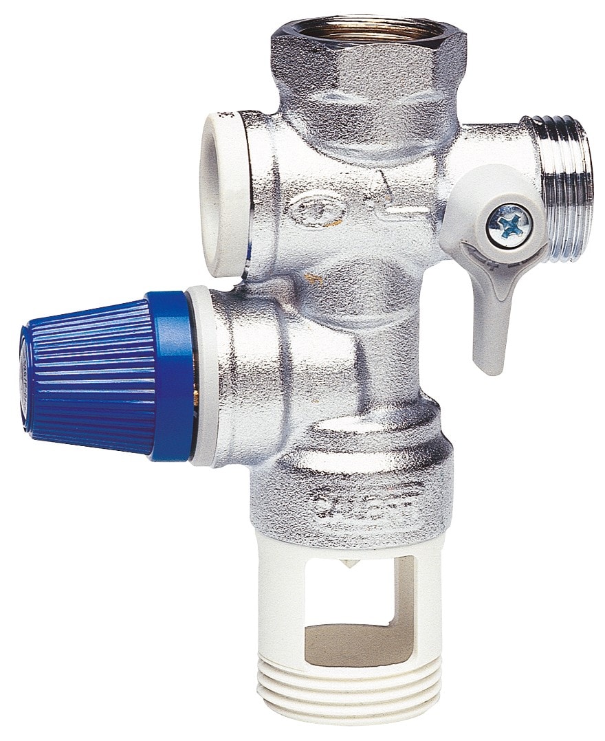 Thermador - Groupe de sécurité vertical inox Ch 1/2'' pour chauffe-eau jusqu'à 8 kW, agrée N
