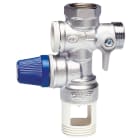 Thermador - Groupe de sécurité vertical inox Ch 1/2'' pour chauffe-eau jusqu'à 8 kW, agrée N